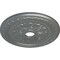Ekena Millwork Palmetto Ceiling Medallion (Fits Canopies up to 3 5/8"), 23 5/8"OD x 3 5/8"ID x 1 5/8"P, Platinum CM23PMPLS - alternate 3
